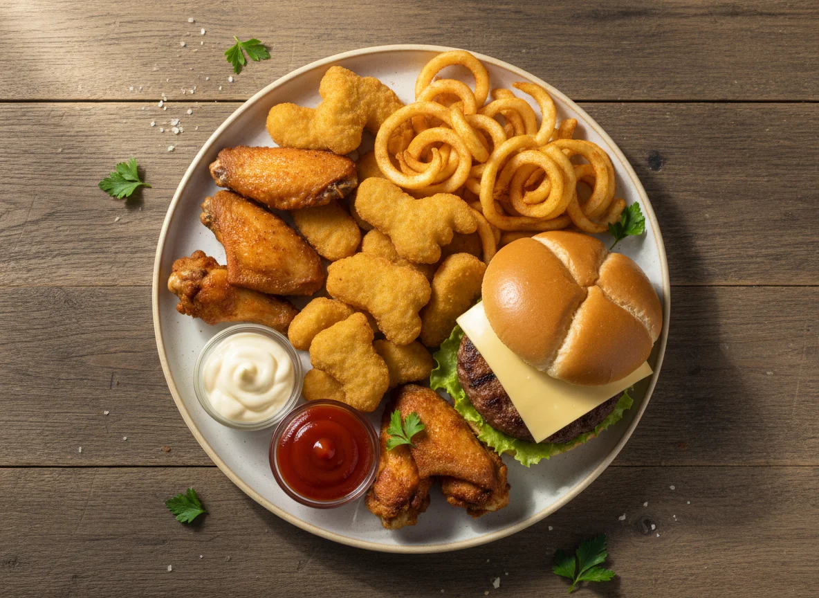 Fast-Food-Platte photo
