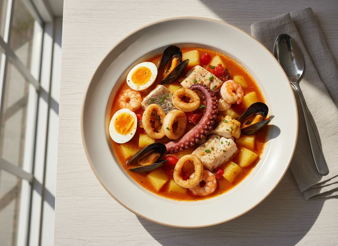 Fisch- und Meeresfrüchte-Eintopf photo