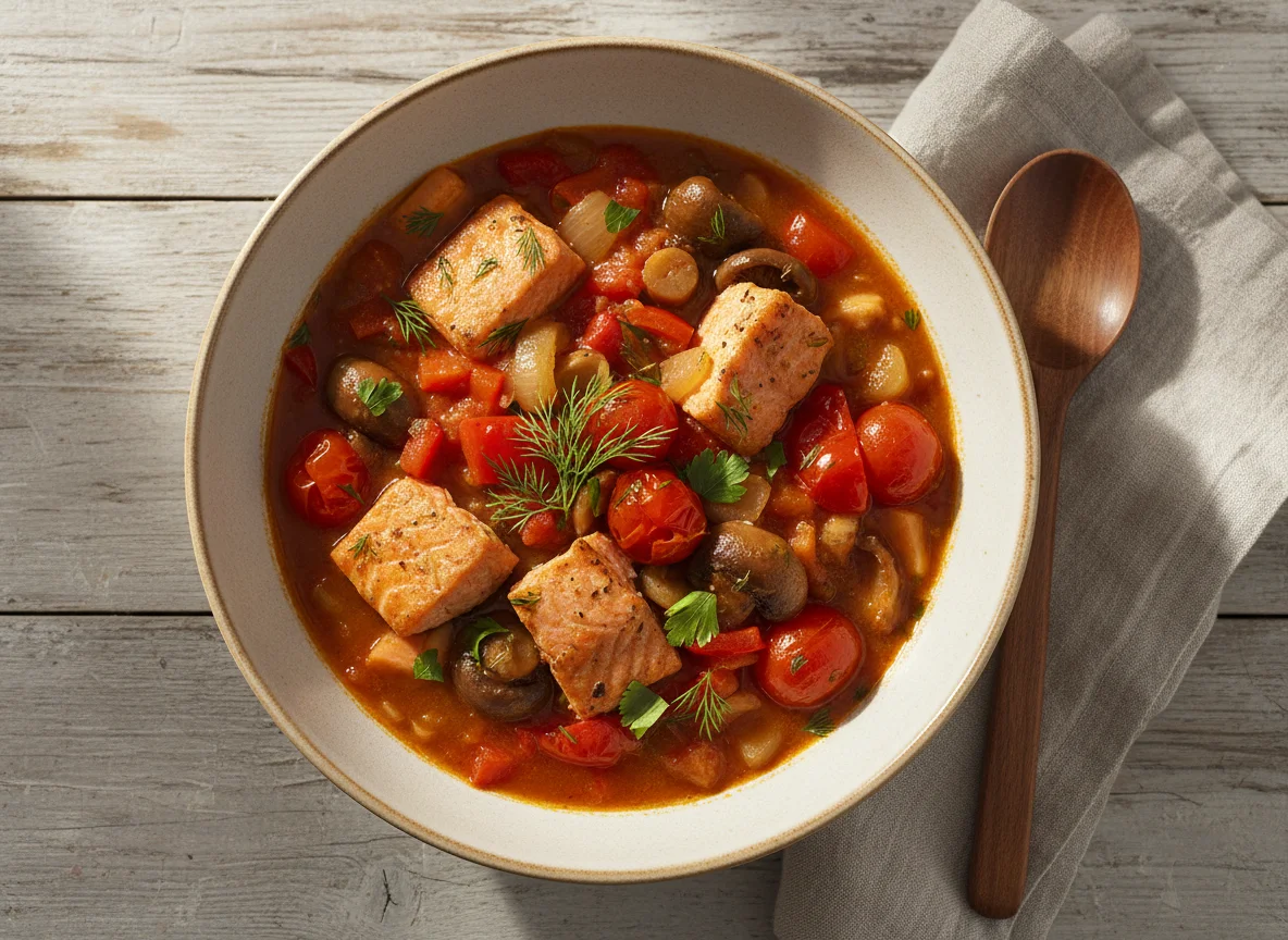 Fisch-Gemüse-Eintopf photo