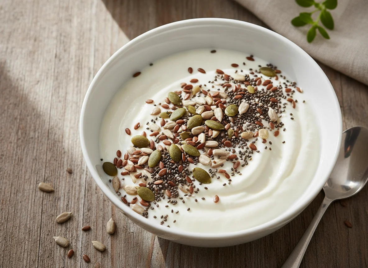 Fitline Joghurt mit Kernen und Samen photo
