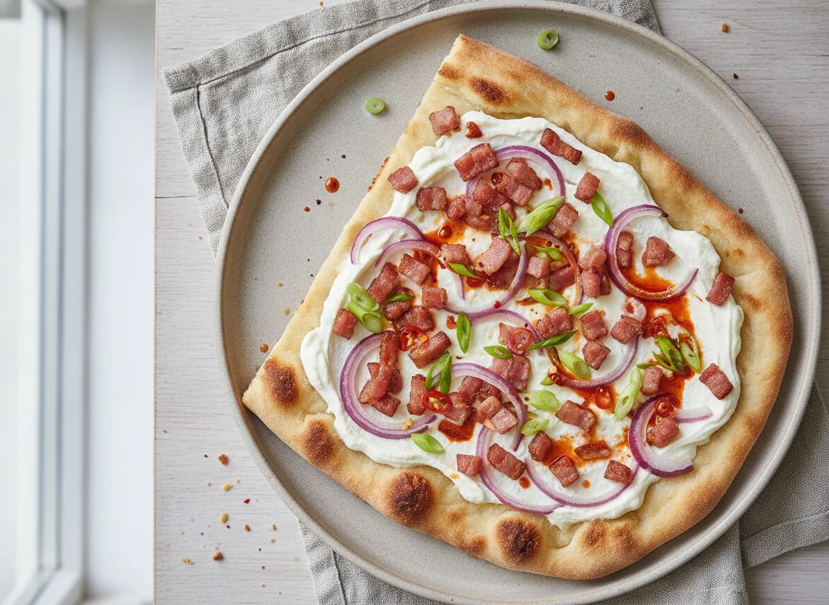 Flammkuchen Stück photo