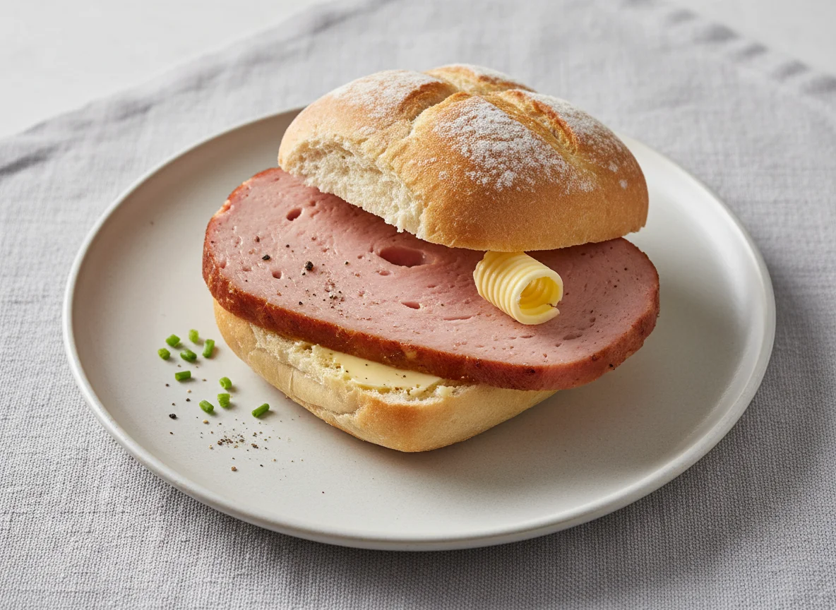Fleischkäsebrötchen photo