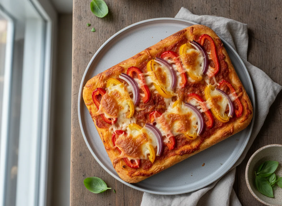 Focaccia mit Gemüse photo