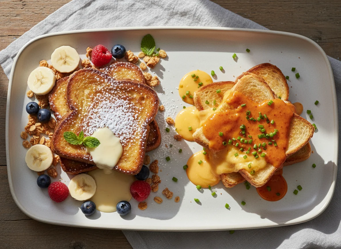 Französischer Toast und Käse-Toast photo