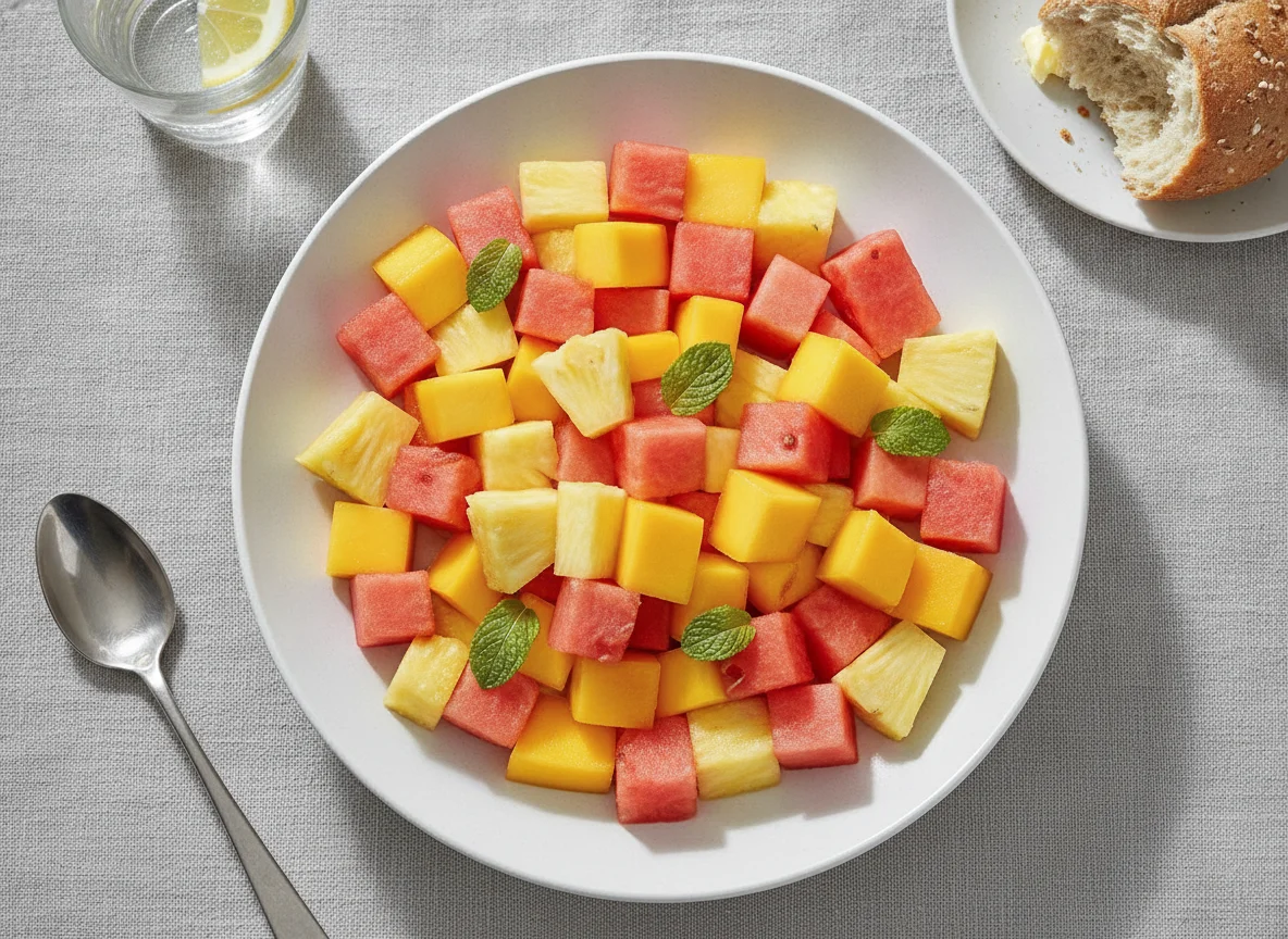 Frischer Fruchtsalat photo