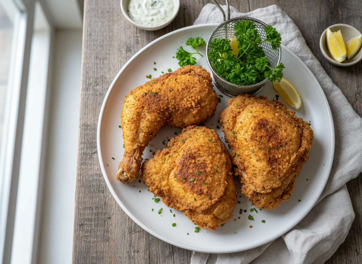 Frittierte Hähnchenteile photo