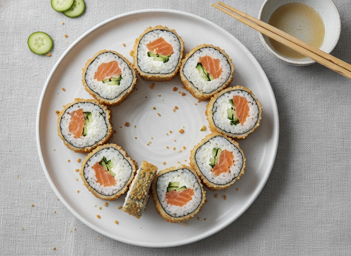 Frittiertes Sushi (Tempura Roll) photo