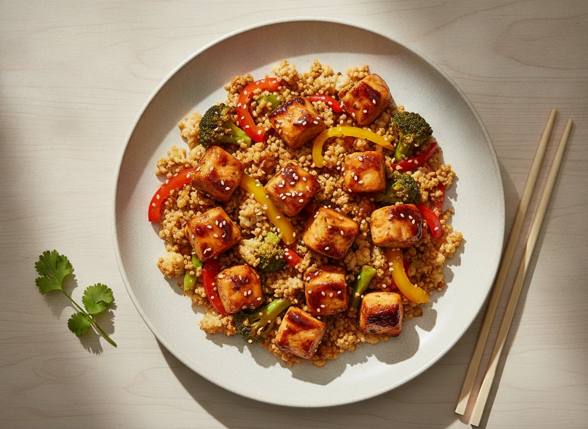 Frosta Hähnchen & Blumenkohlreis in Teriyaki-Sauce photo