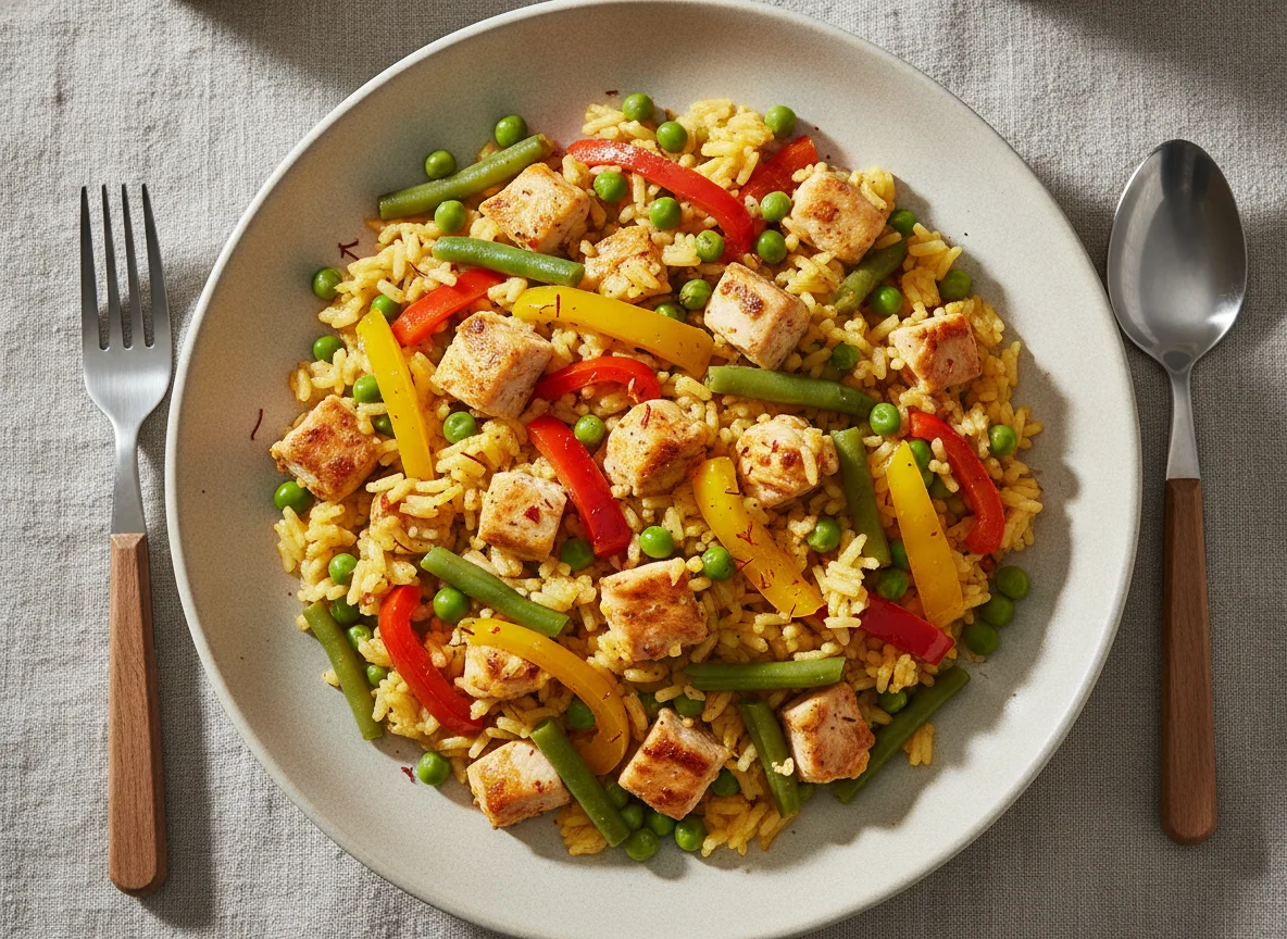 Frosta Hähnchen Paella photo