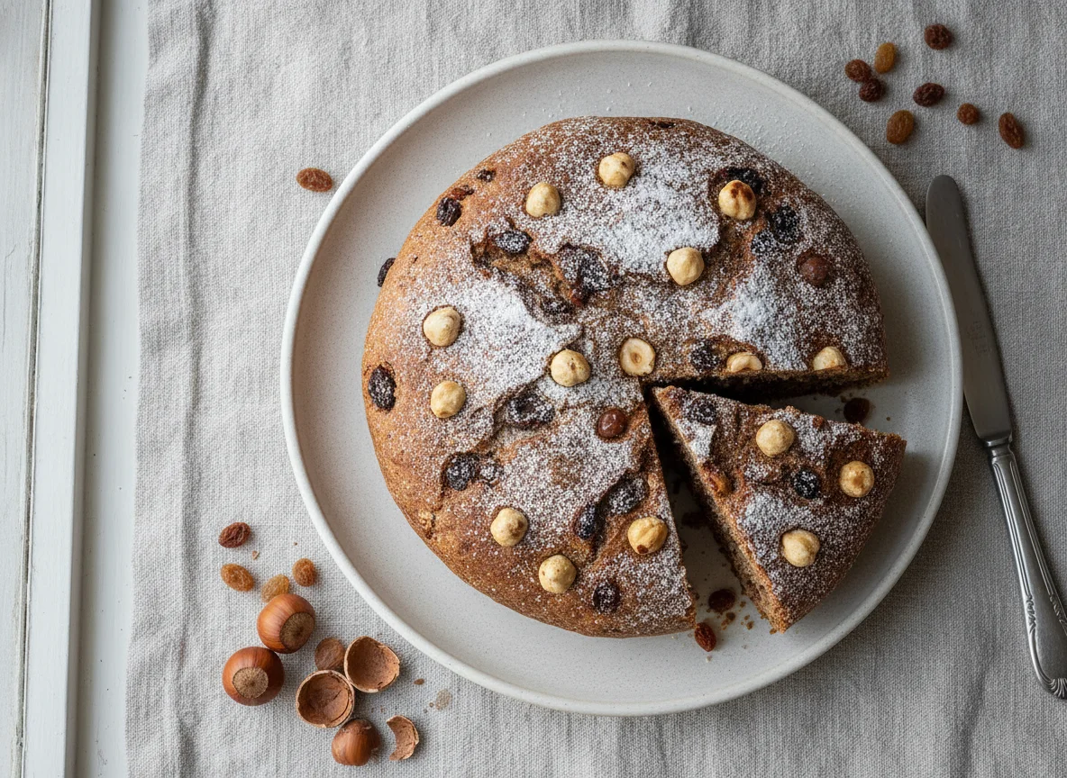 Früchtebrot mit Nüssen photo