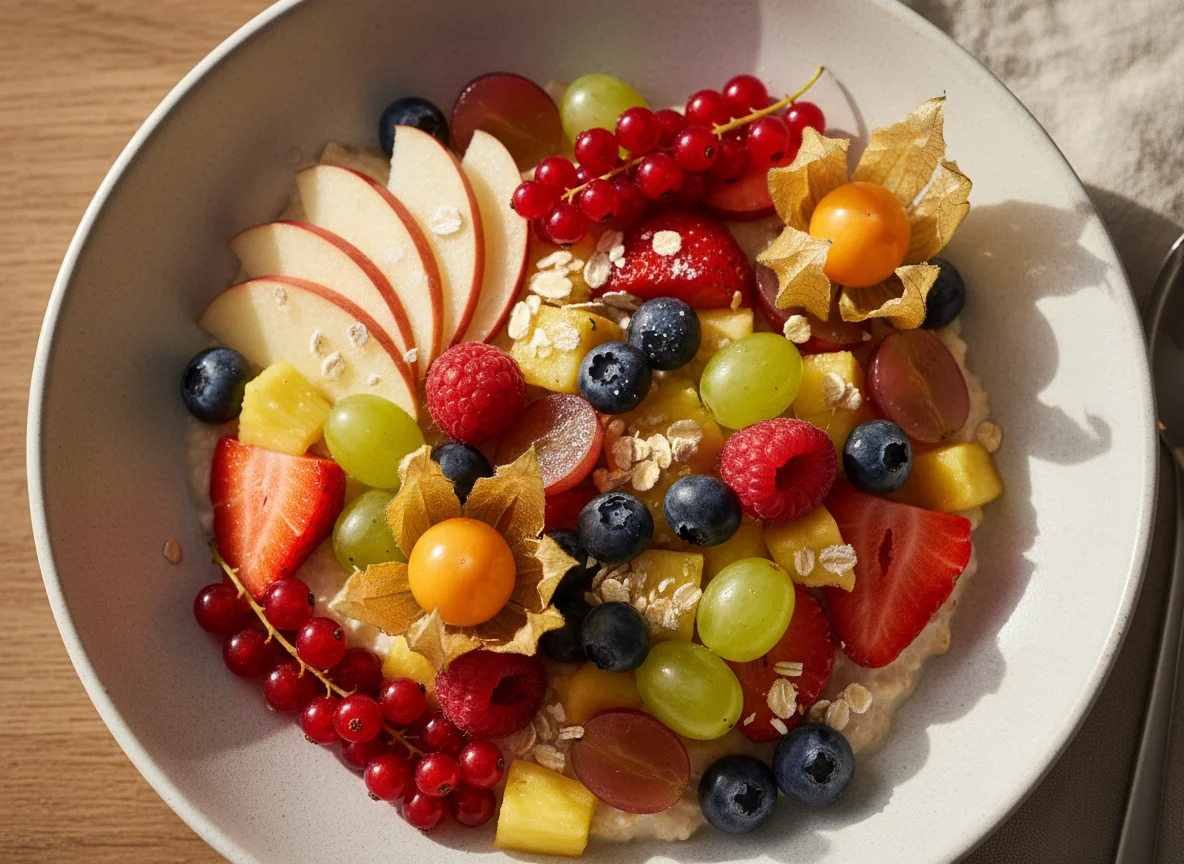 Früchte-Porridge photo