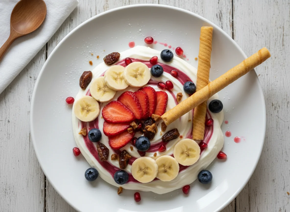 Frucht-Joghurt-Dessert photo