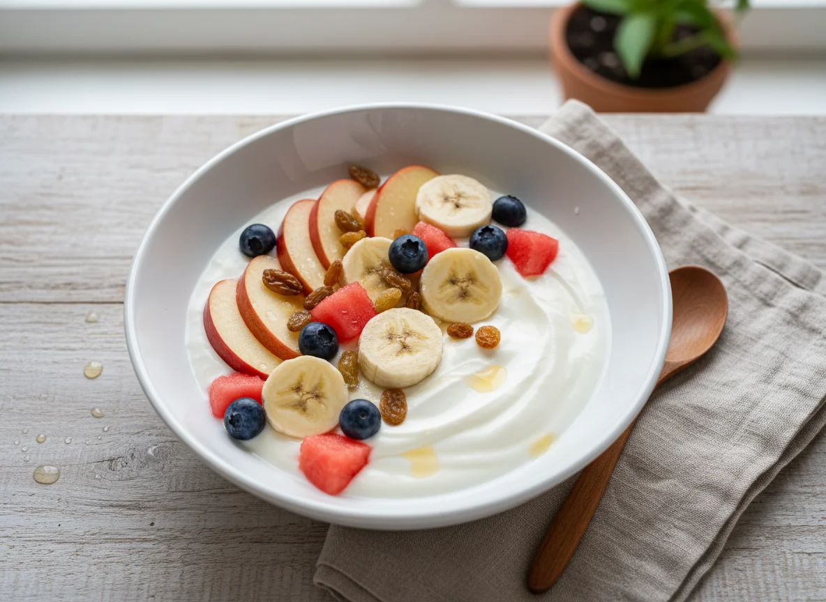 Frucht-Joghurt-Schale photo