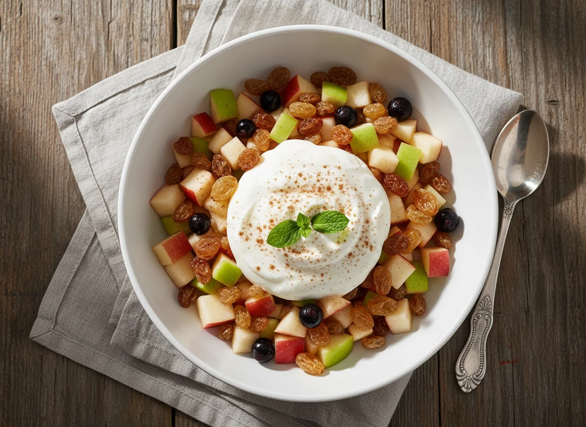 Fruchtsalat mit Joghurt photo