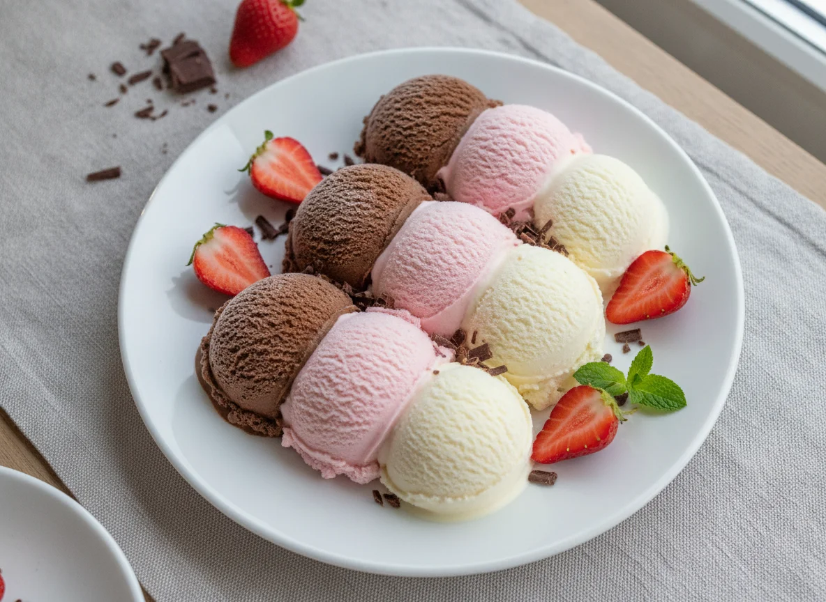 Fürst-Pückler-Art Eiscreme photo