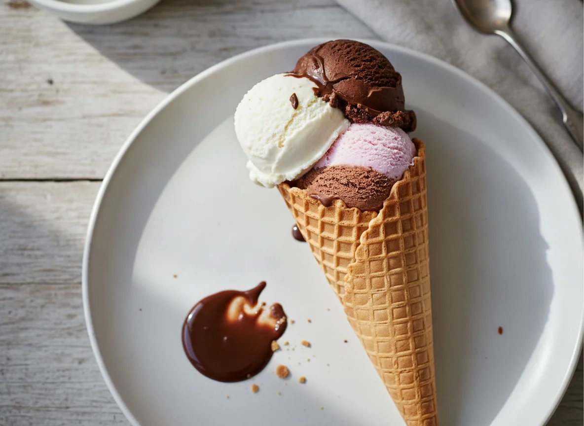 Fürst-Pückler-Art Eiswaffel photo