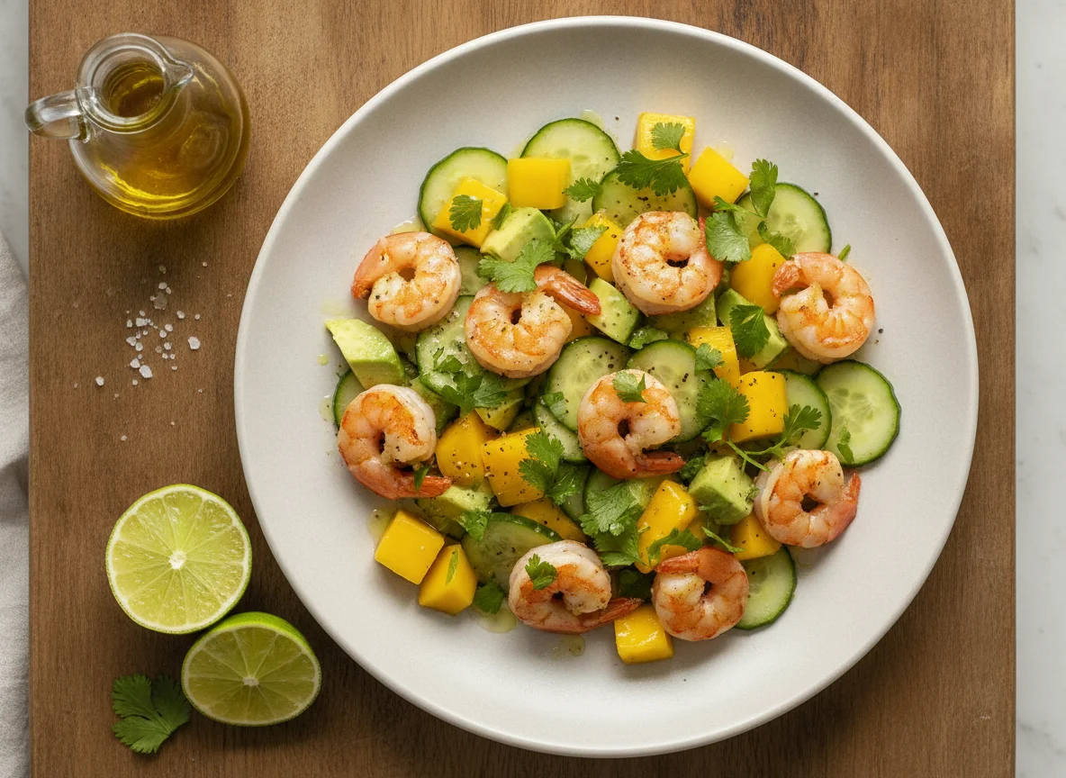 Garnelen-Mango-Avocado-Salat photo