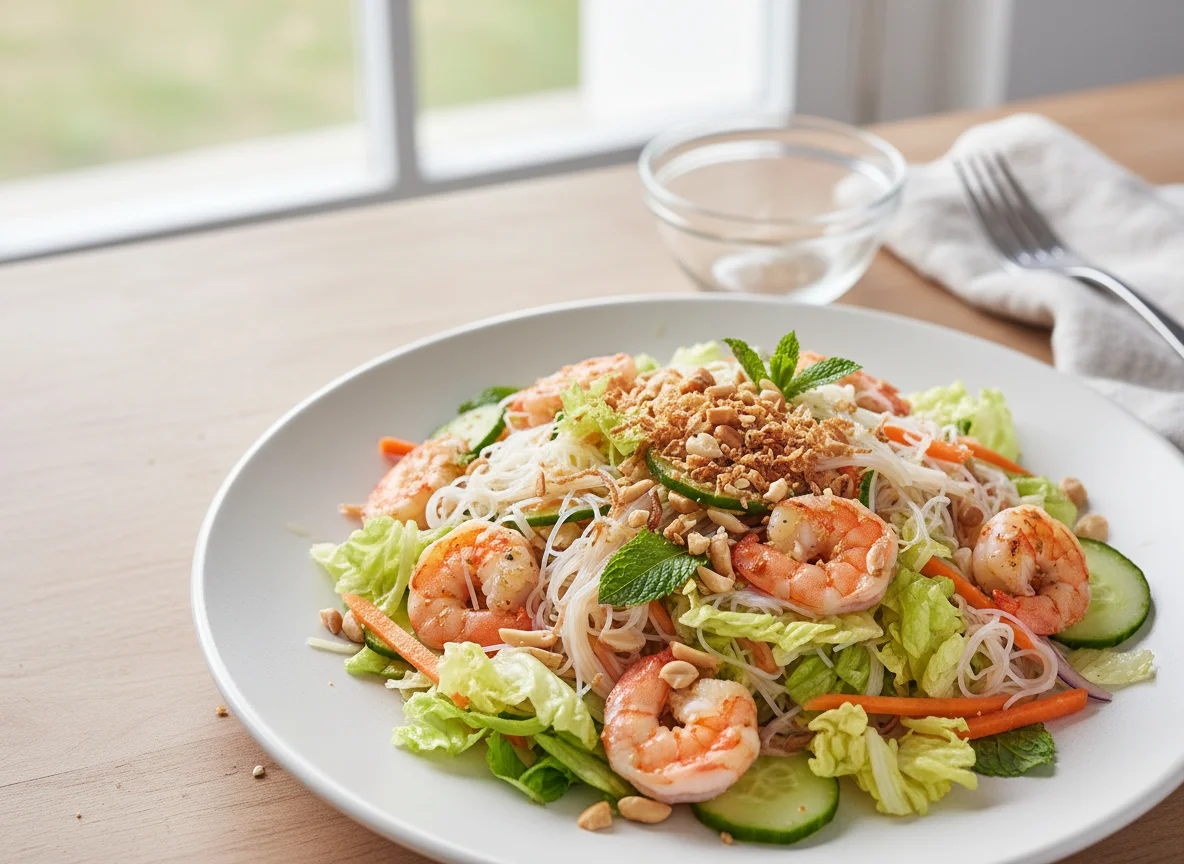 Garnelen-Nudelsalat photo