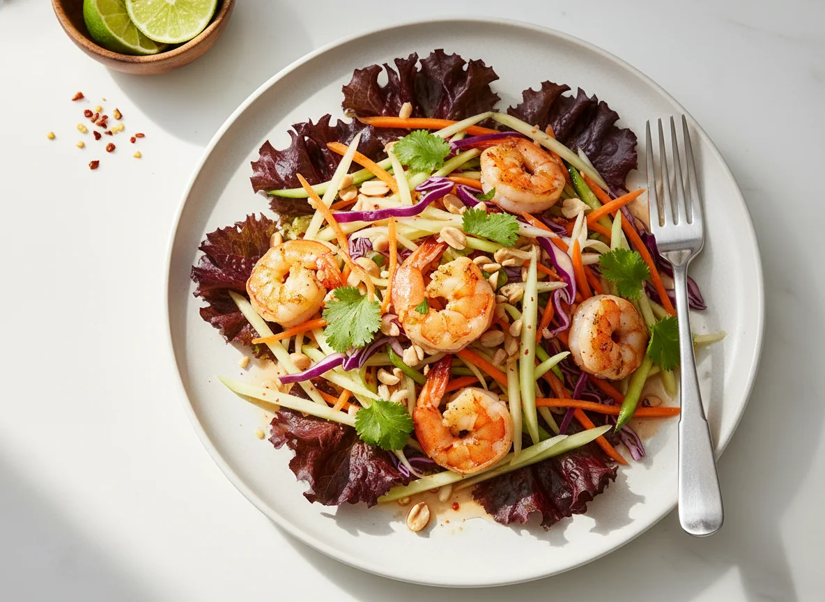 Garnelen-Papaya-Salat photo