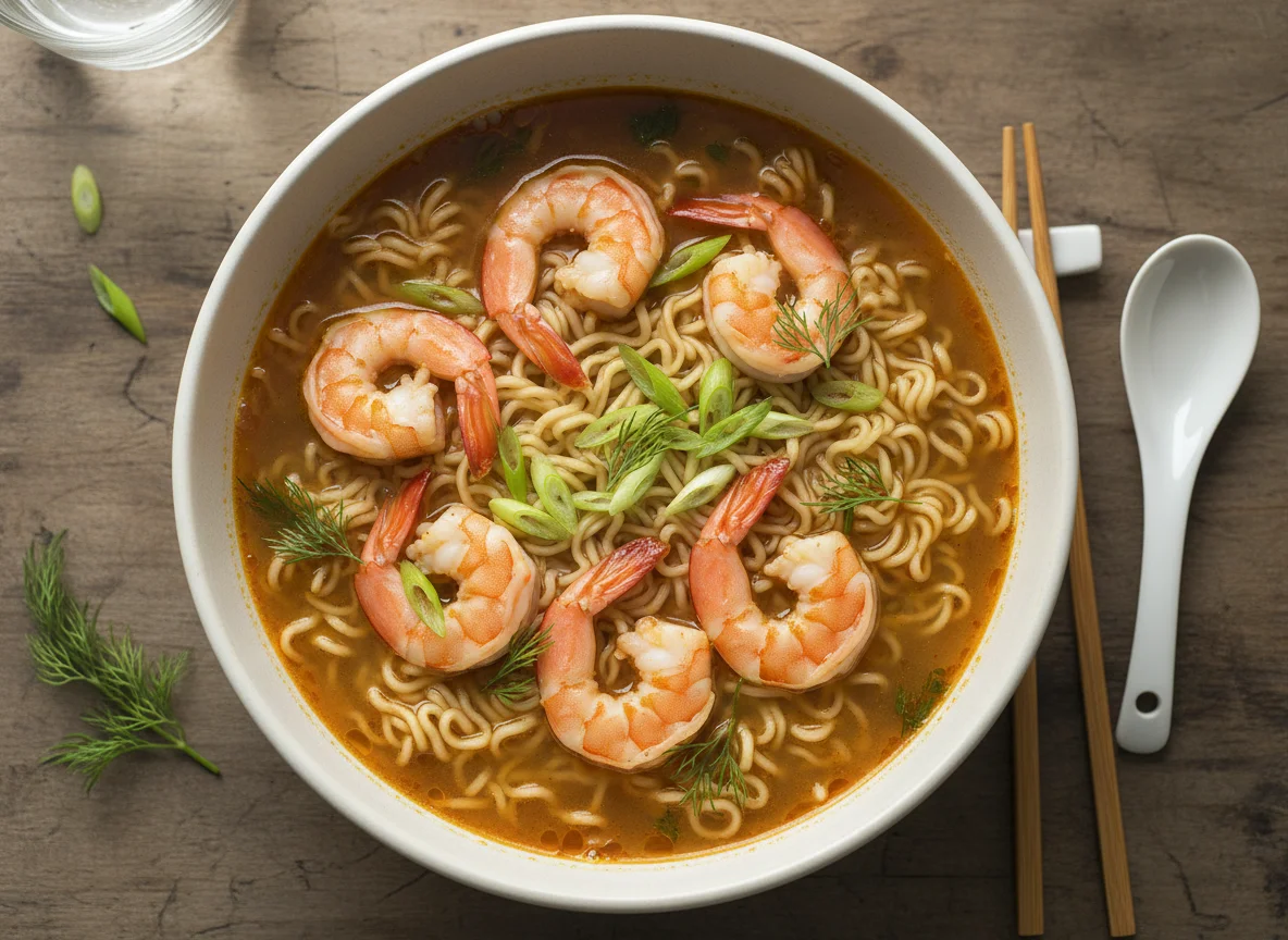Garnelen-Ramen-Suppe photo