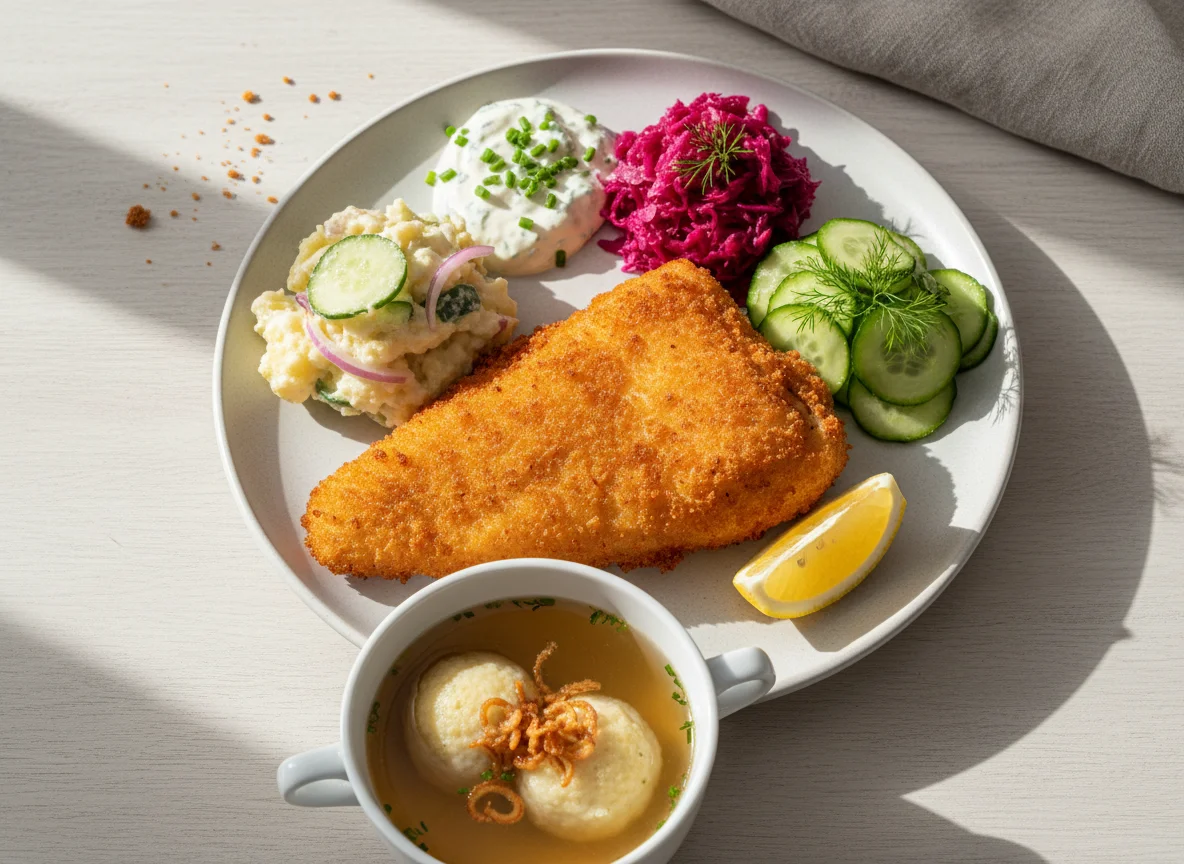 Gebackener Dorsch mit Sauce Tartar photo