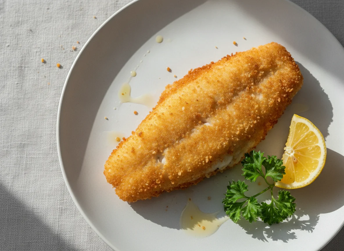 Gebackenes Fischfilet photo
