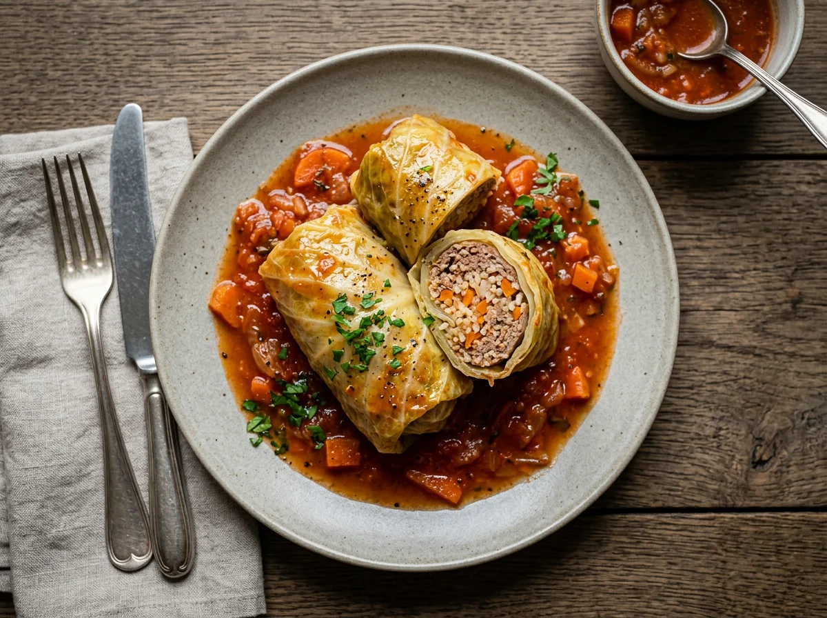 Gefüllte Kohlrouladen photo