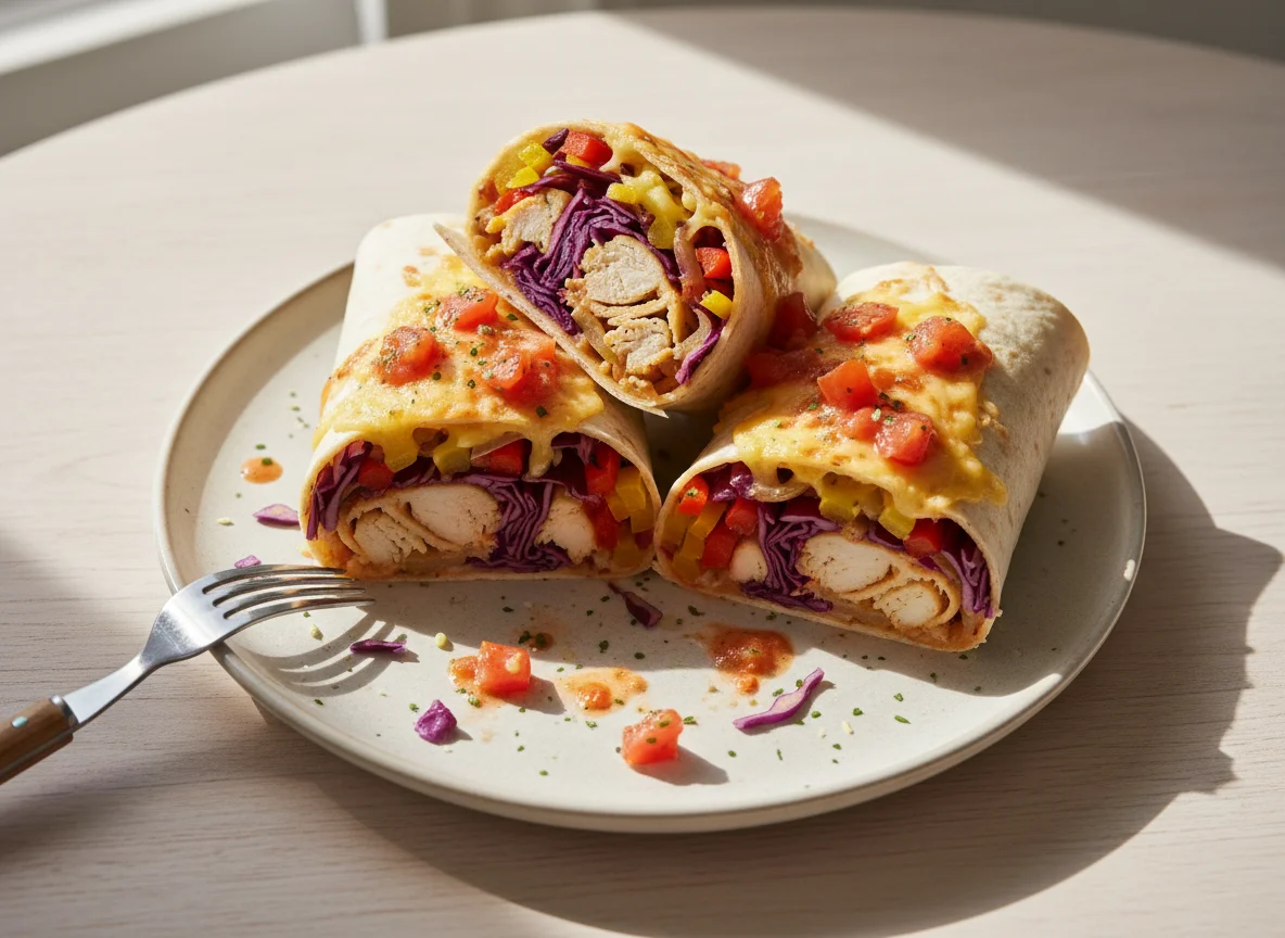 Gefüllte Wraps photo