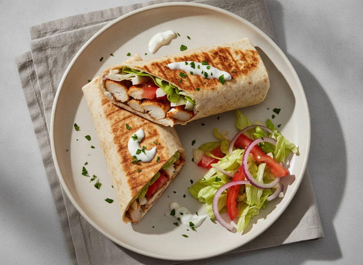 Gegrillter Dürüm Wrap photo
