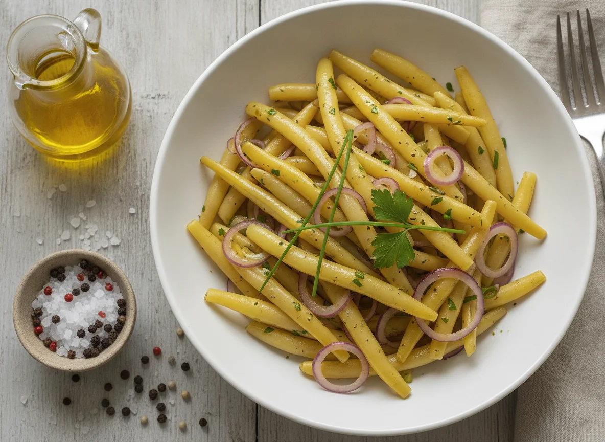 Gelber Bohnensalat photo