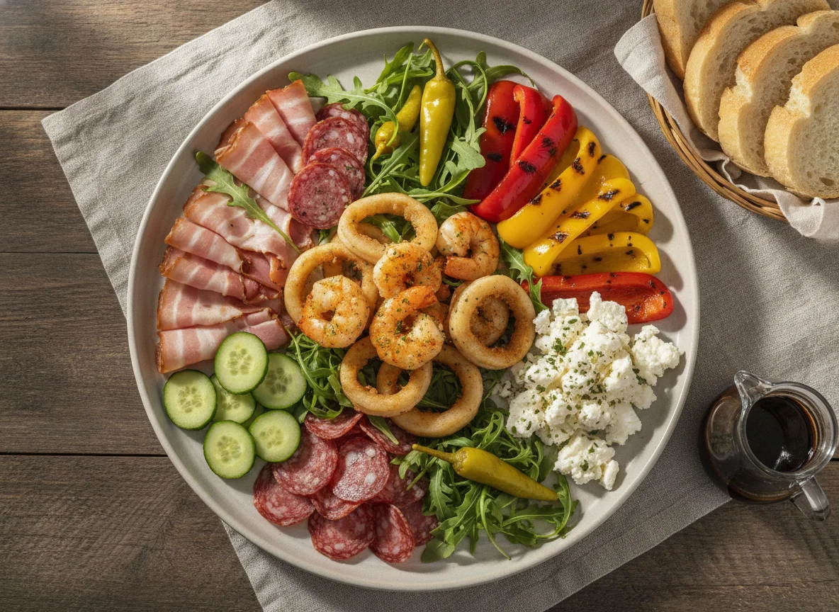 Gemischte Antipasti-Platte photo