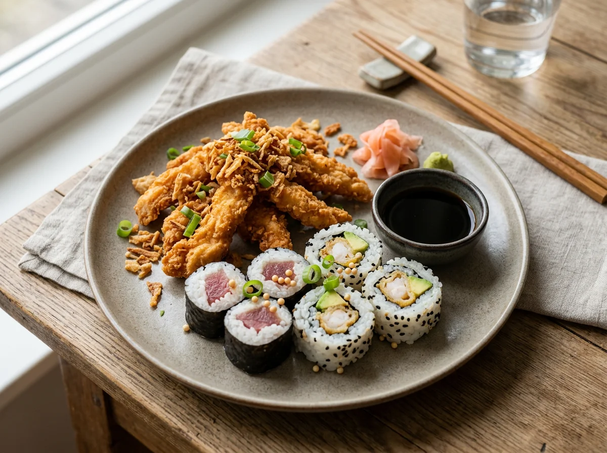 Gemischte asiatische Platte photo