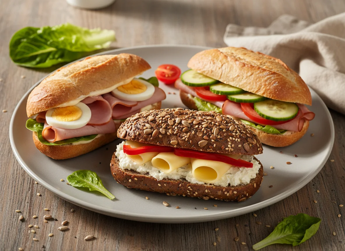 Gemischte Brötchen photo