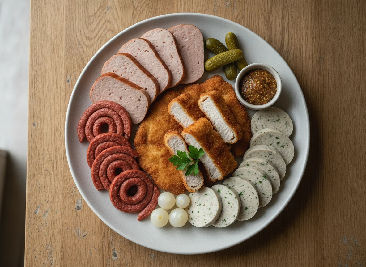 Gemischte Fleisch- und Wurstplatte photo