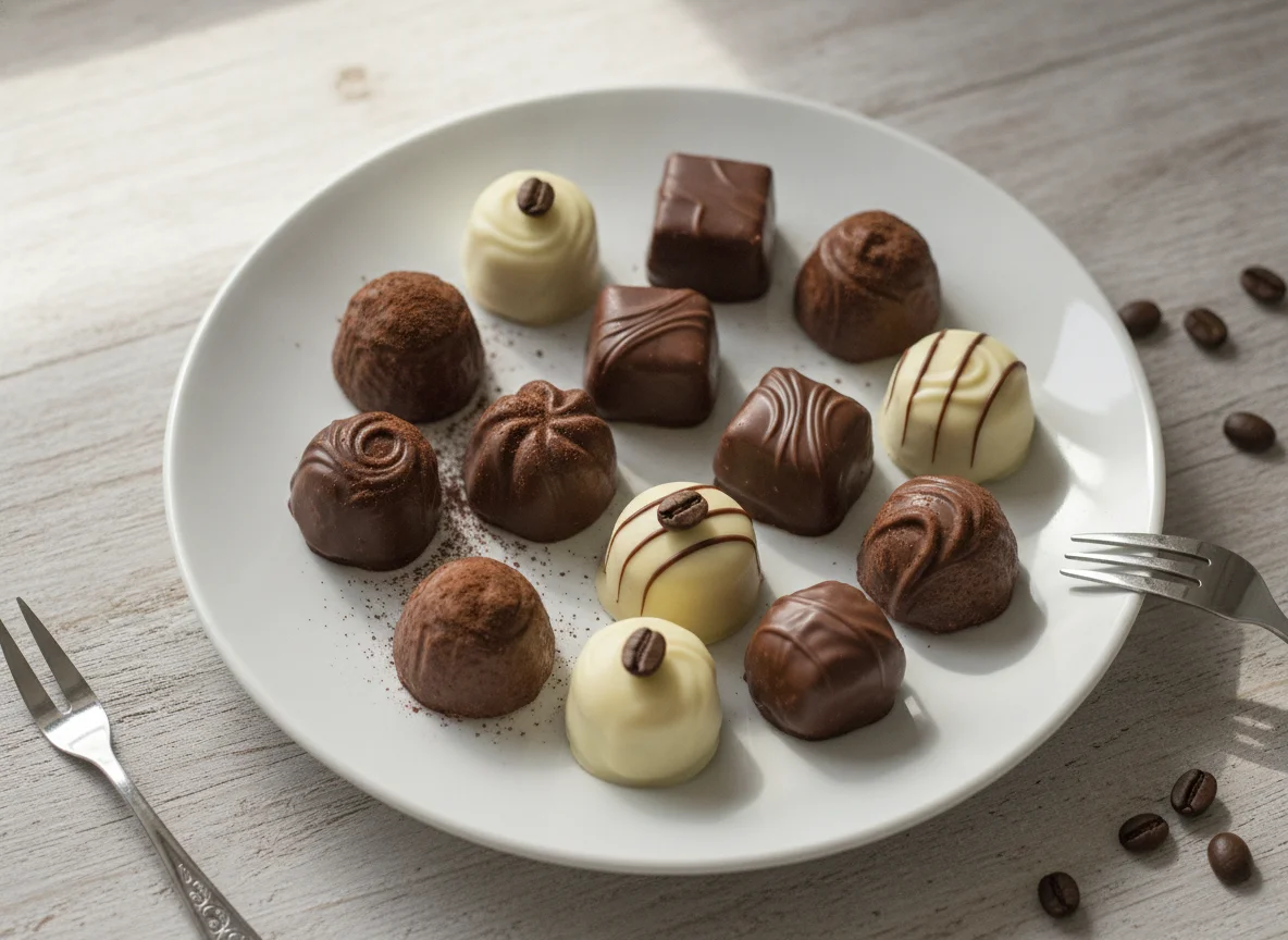 Gemischte Pralinen photo
