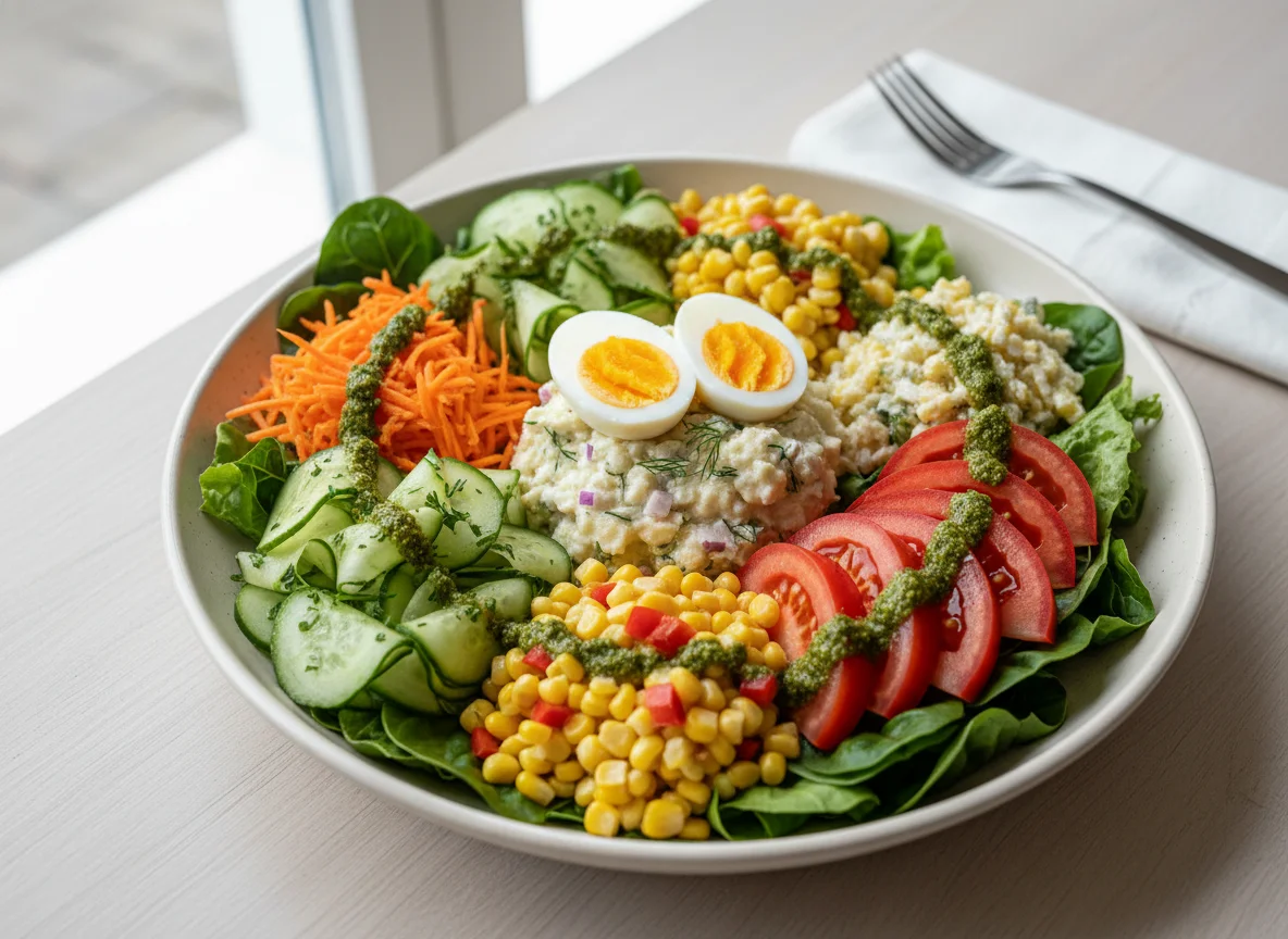 Gemischte Salat Bowl photo