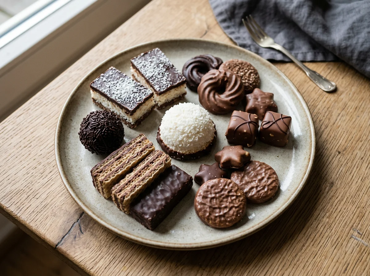 Gemischte Süßigkeitenplatte photo