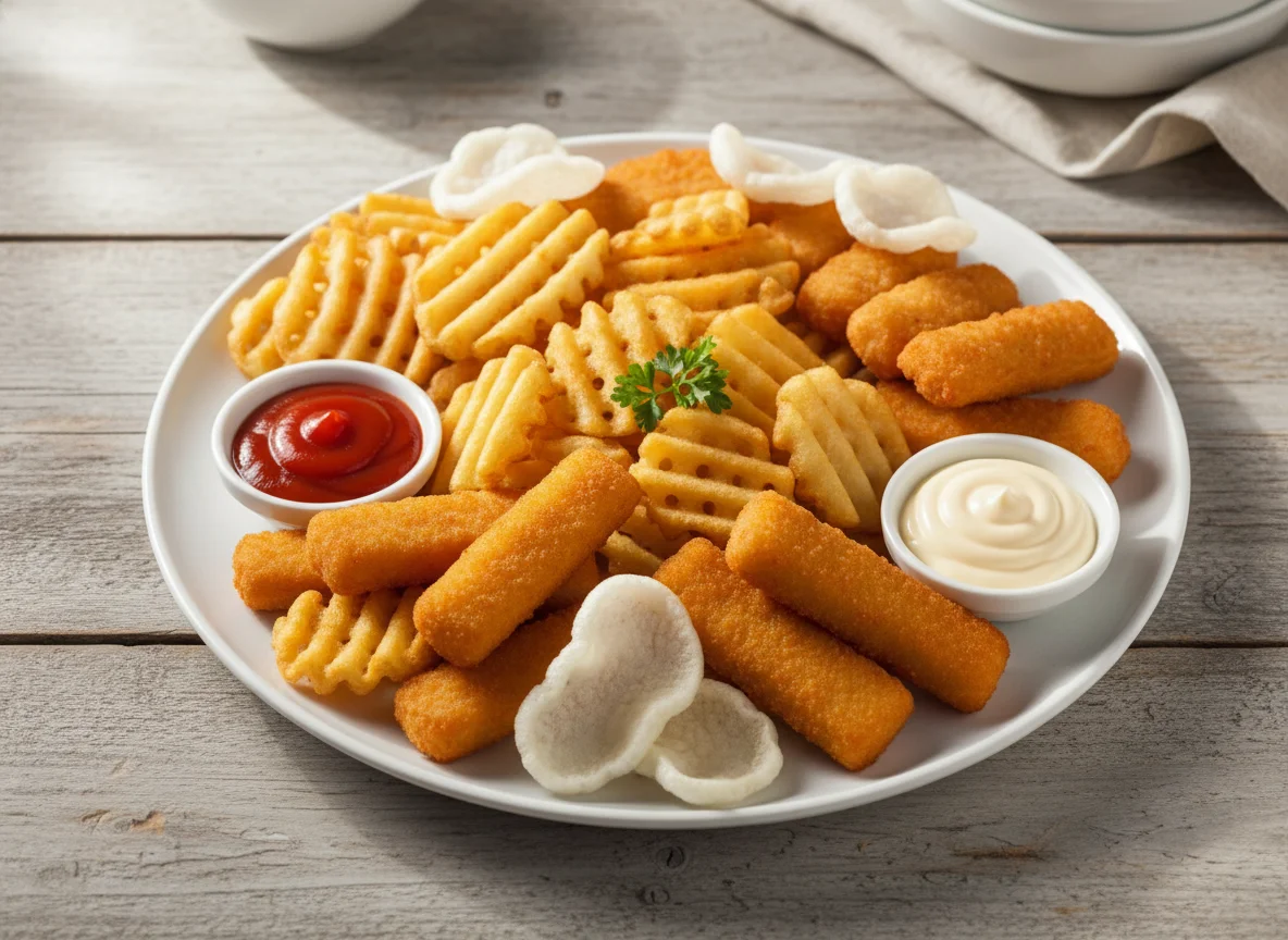 Gemischter frittierter Teller photo