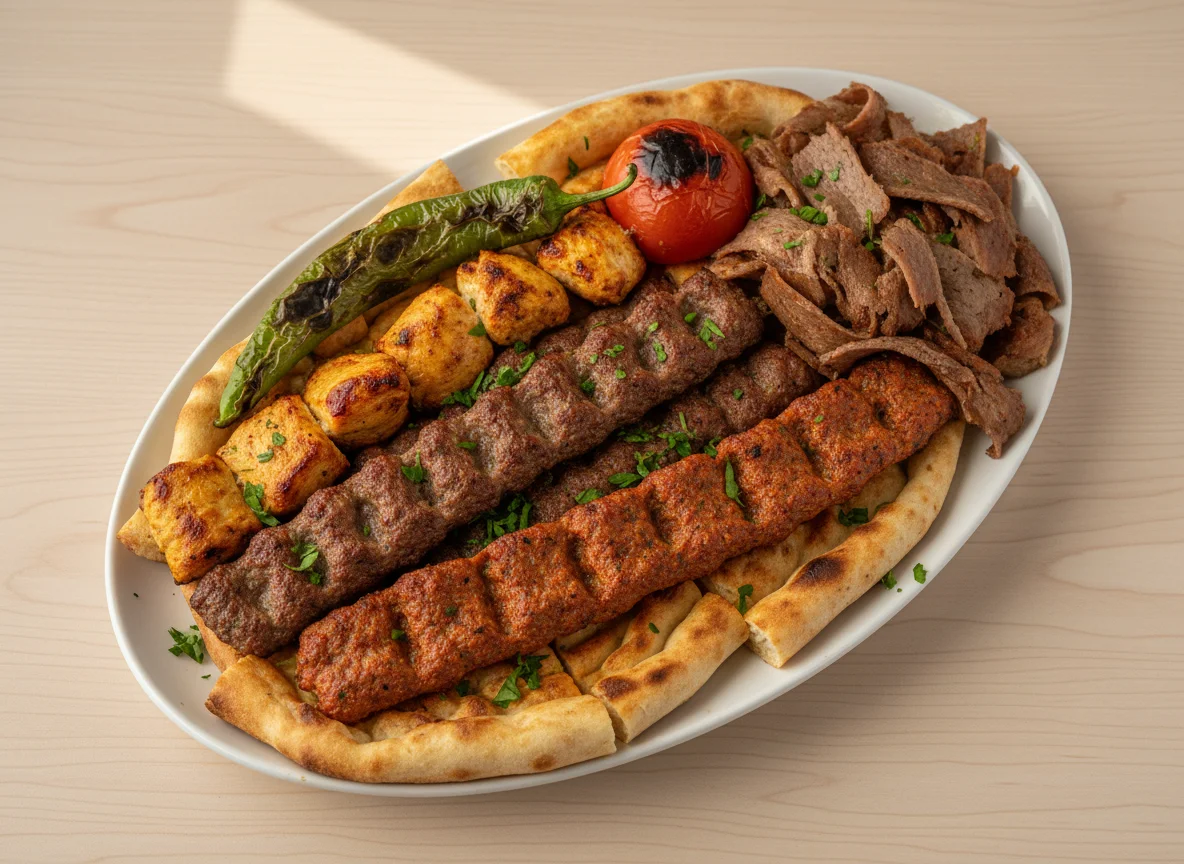 Gemischter Kebab-Teller photo