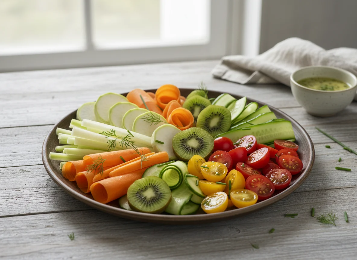 Gemischter Rohkostteller photo