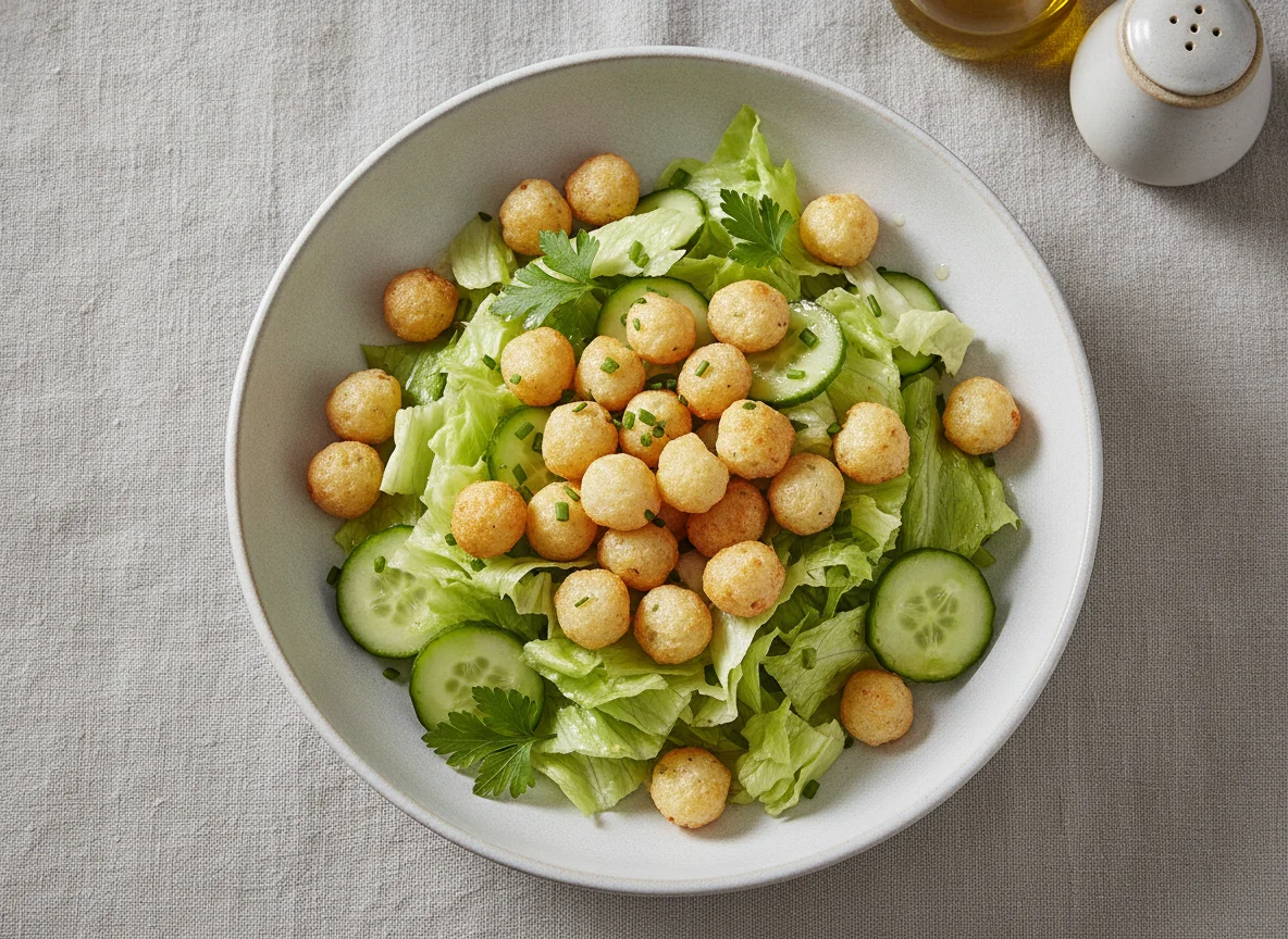 Gemischter Salat mit Backerbsen photo