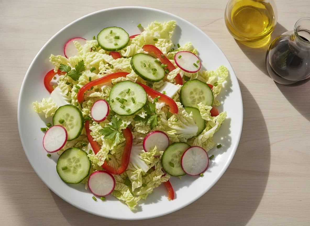Gemischter Salat mit Chinakohl photo