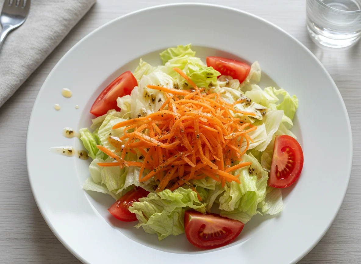 Gemischter Salat mit Karotten photo