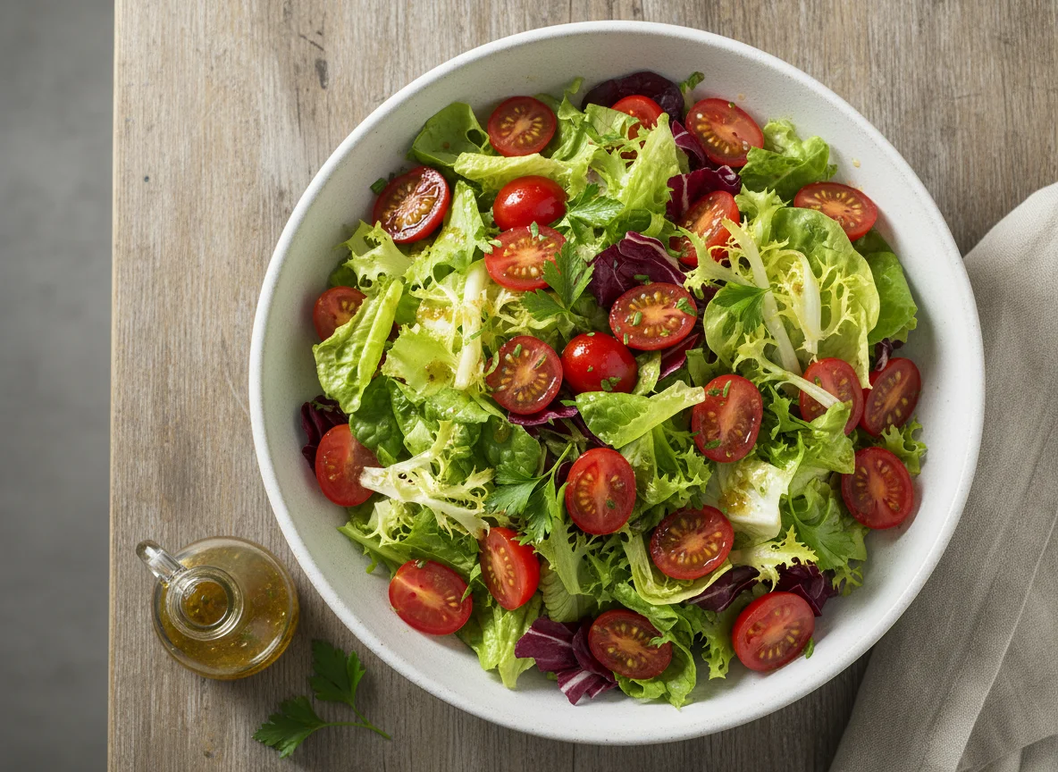 Gemischter Salat mit Kirschtomaten photo