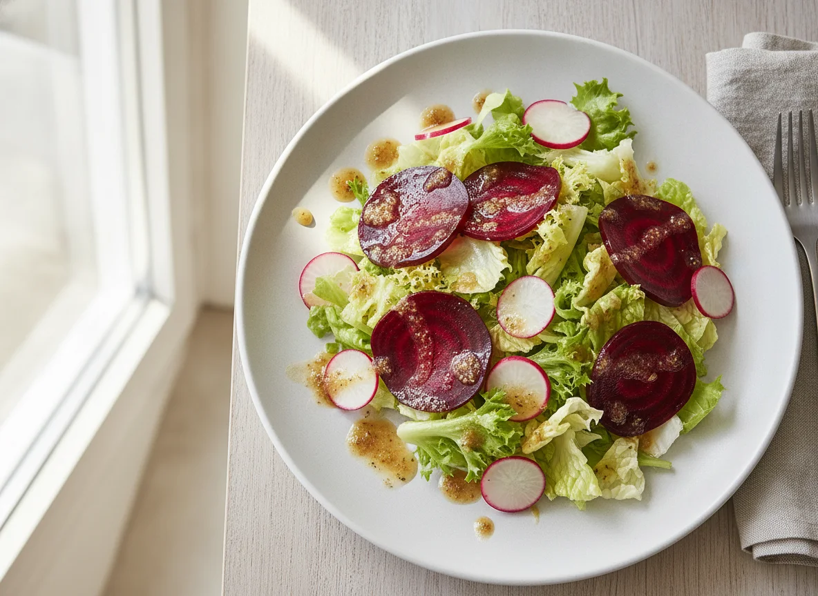 Gemischter Salat mit Randen photo