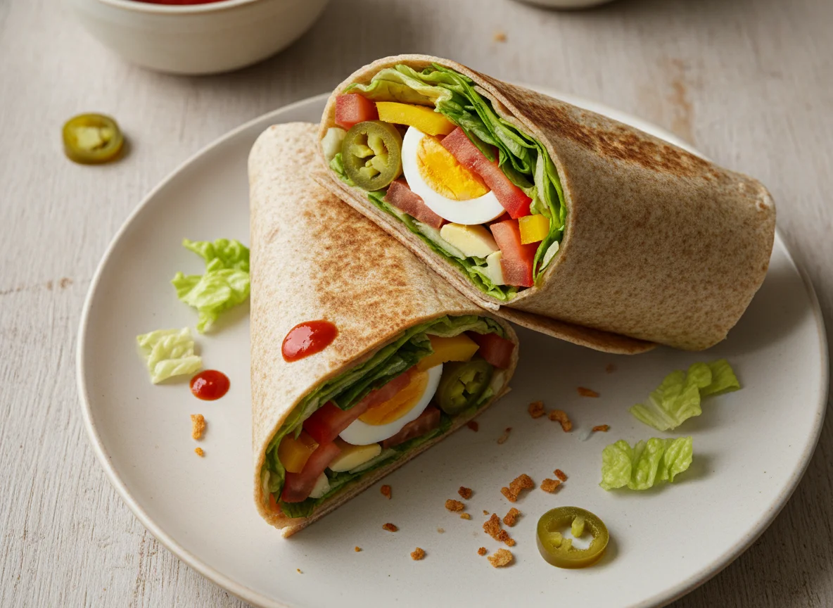 Gemischter Salat Wrap photo