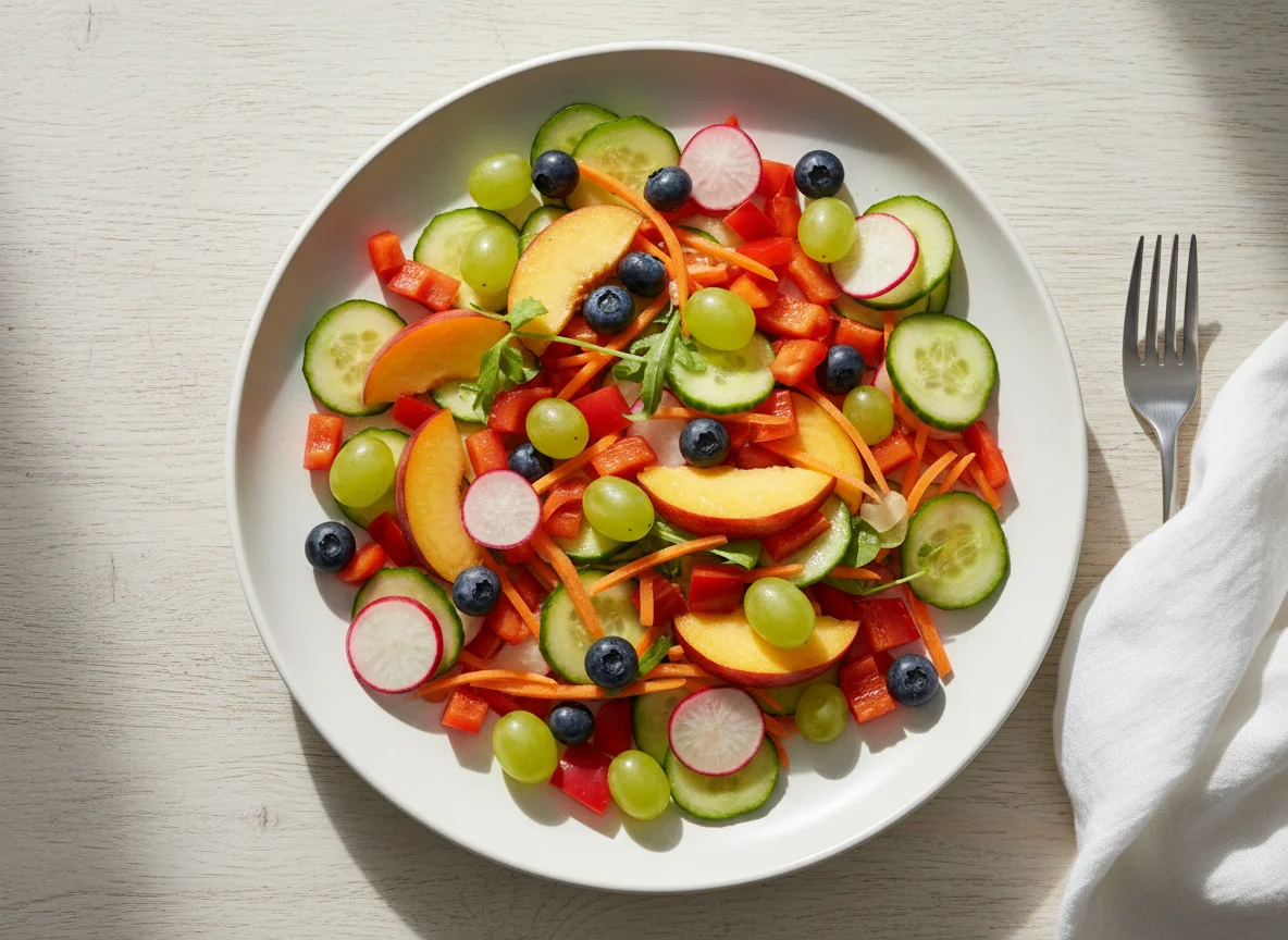 Gemischter Snack-Salat photo