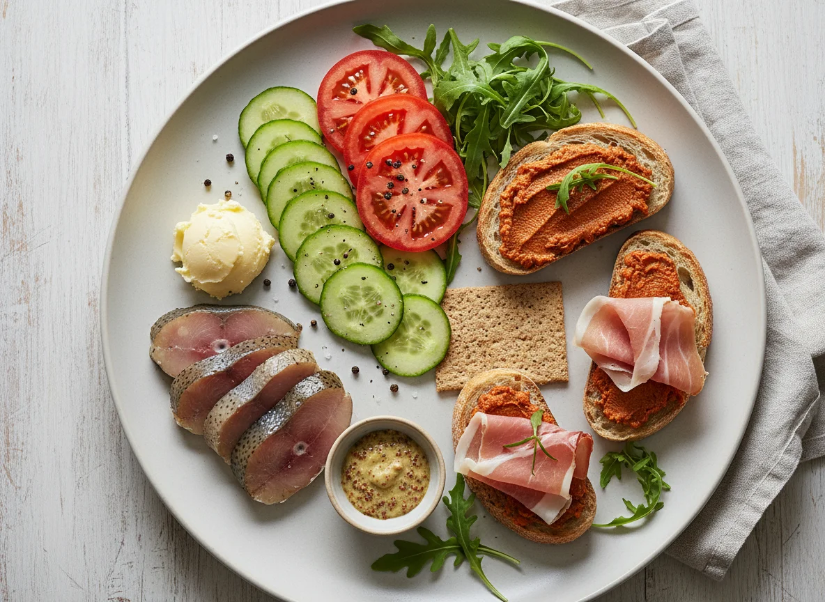 Gemischter Vorspeisenteller photo