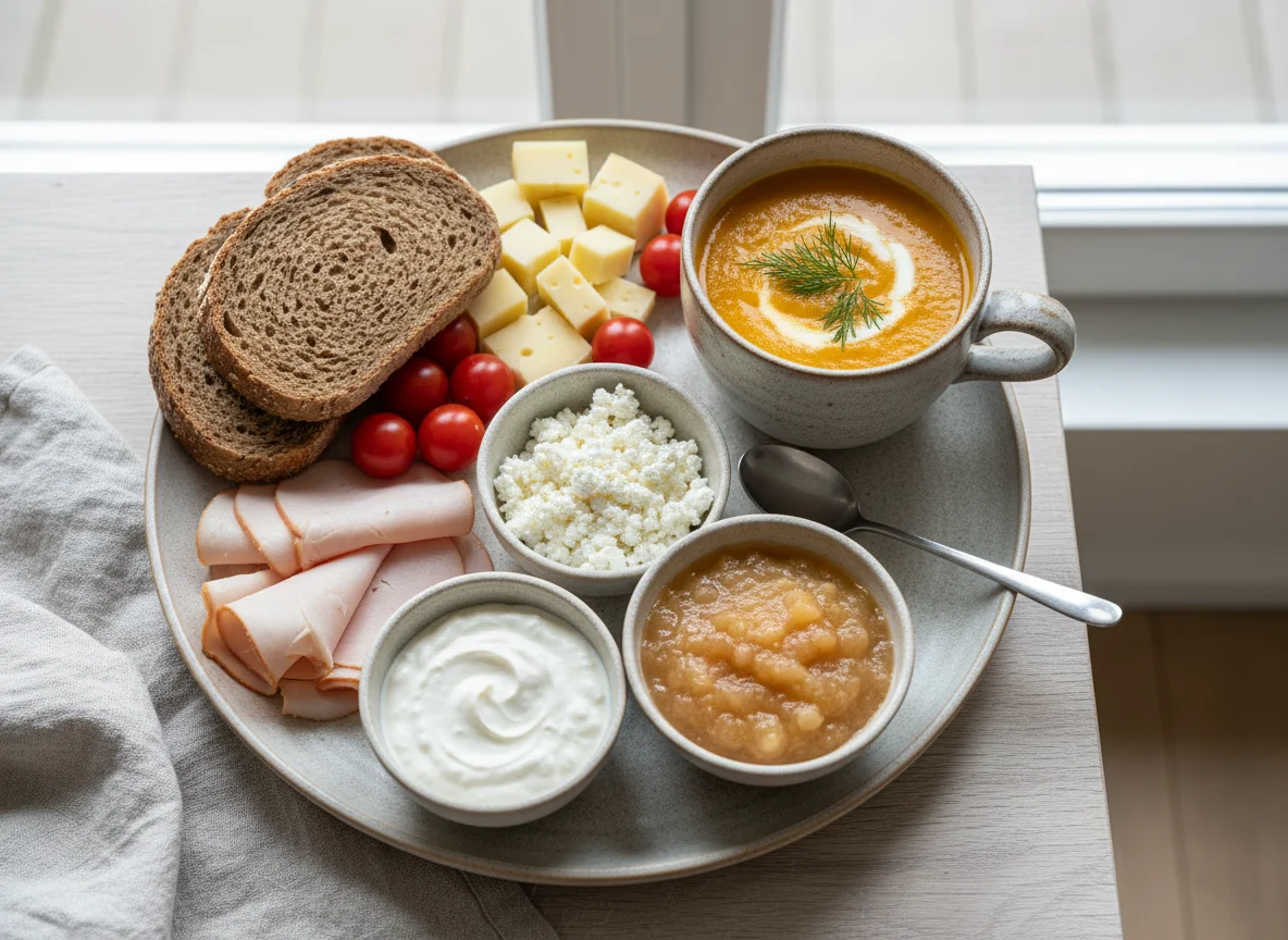 Gemischtes Mittagessen photo