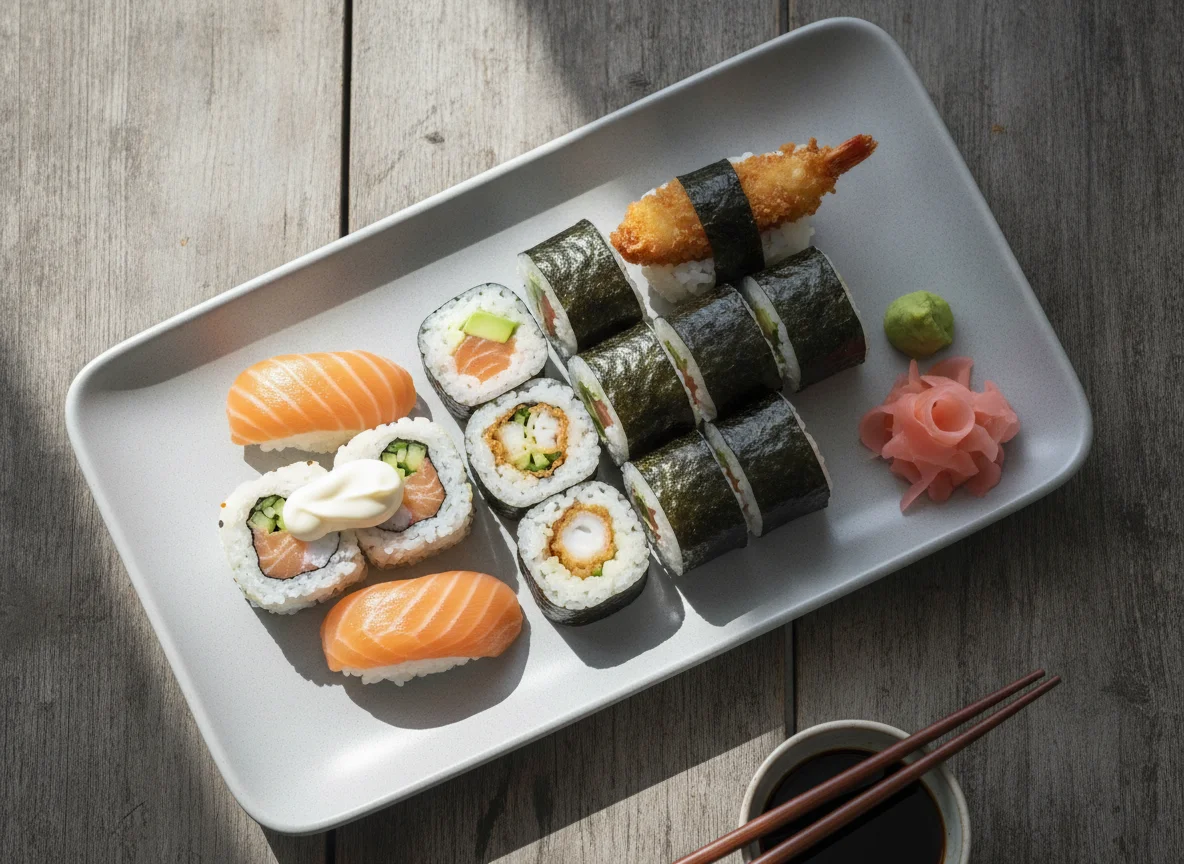 Gemischtes Sushi Set photo